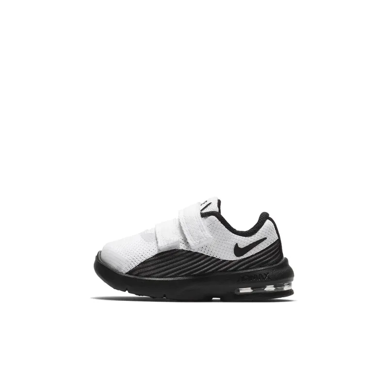 Nike Air Max Advantage 2 Slip Resistant Shock Absorbers Low Top Running Shoes White Black Infant And Toddler-0