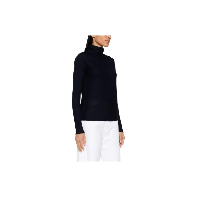 THEORY Long Sleeved Roll Neck Knitted Top-3