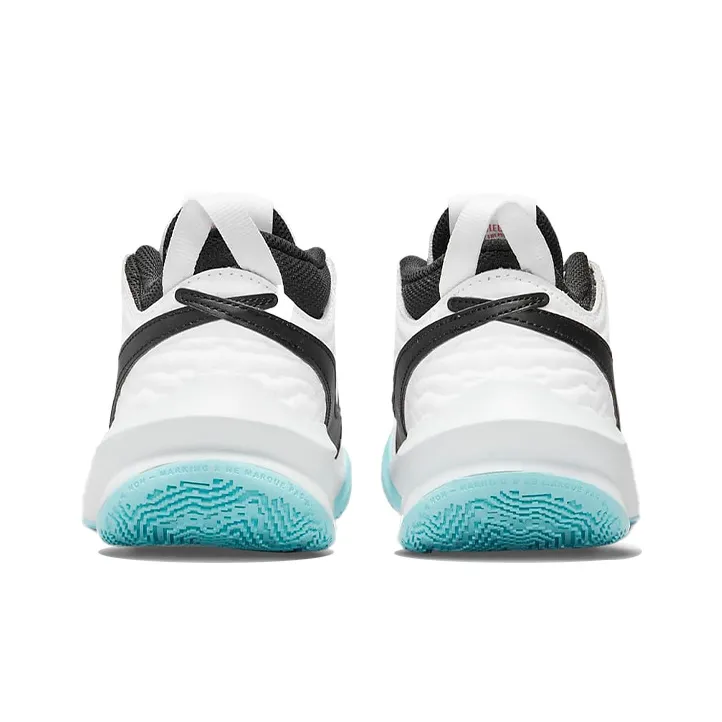 Nike Team Hustle D 10 White Black Blue GS-4