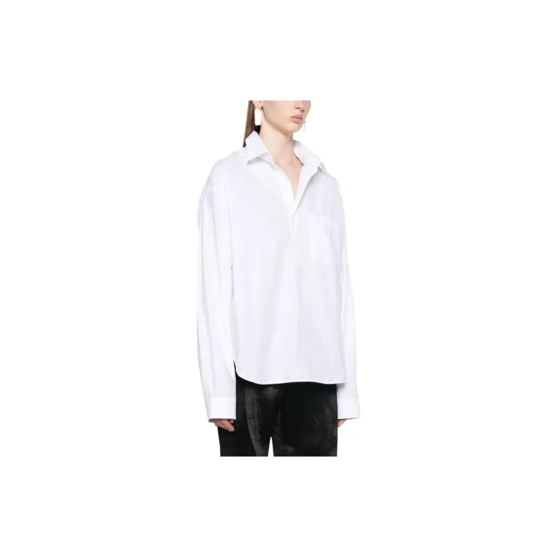 Balenciaga Patch Pocket Long Sleeved Shirt-4