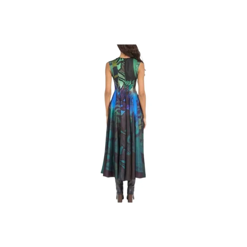 Ferragamo Sleeveless Graphic print Dress-2