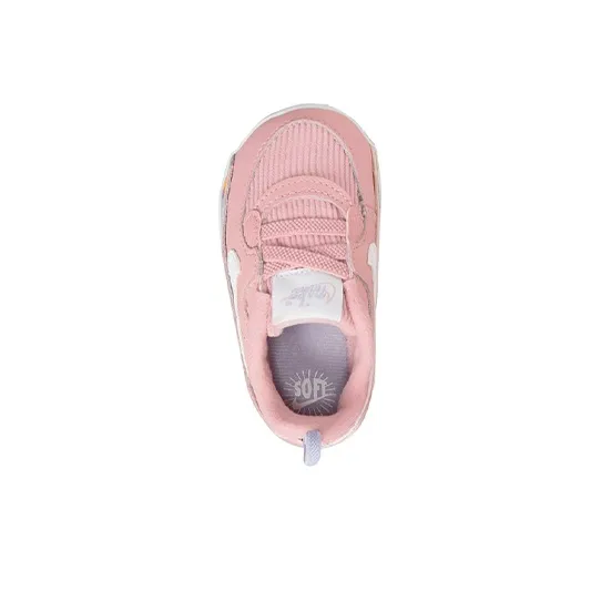 Nike Air Max 90 Slip Resistant Cushioning Abrasion Resistant Low Top Toddler Shoes Pink Infant And Toddler-2