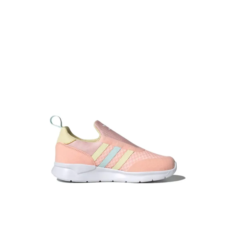 Adidas Originals ZX 360 Abrasion Resistant Sports Casual Shoes Pink Children Aged 3 7 Years Old-1