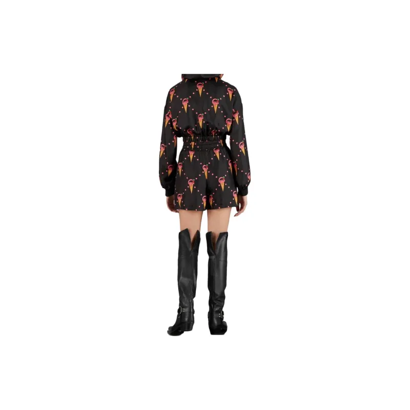GUCCI Ice Crean Print Shorts Black-3