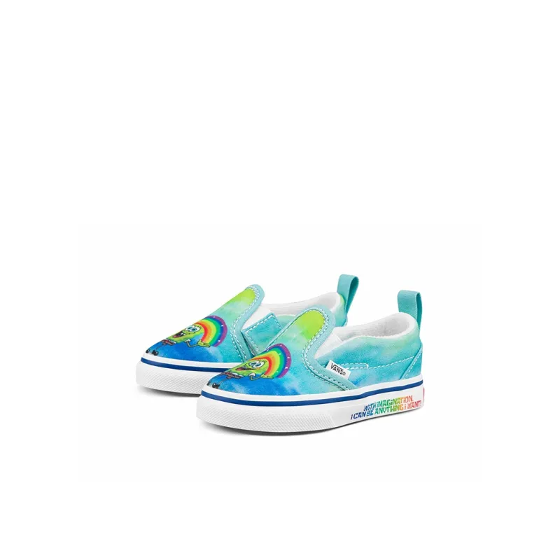 Vans Slip-On  SpongeBob SquarePants X  Velcro Toddler 'Imaginaaation'-2