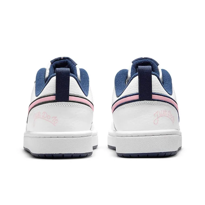 Nike Court Borough Low 2 SE1 'White Blue Pink' GS-9