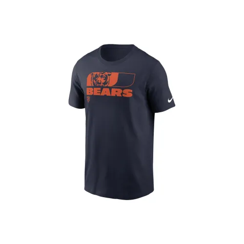 Nike Chicago Bears T-Shirts Men Marine Blue