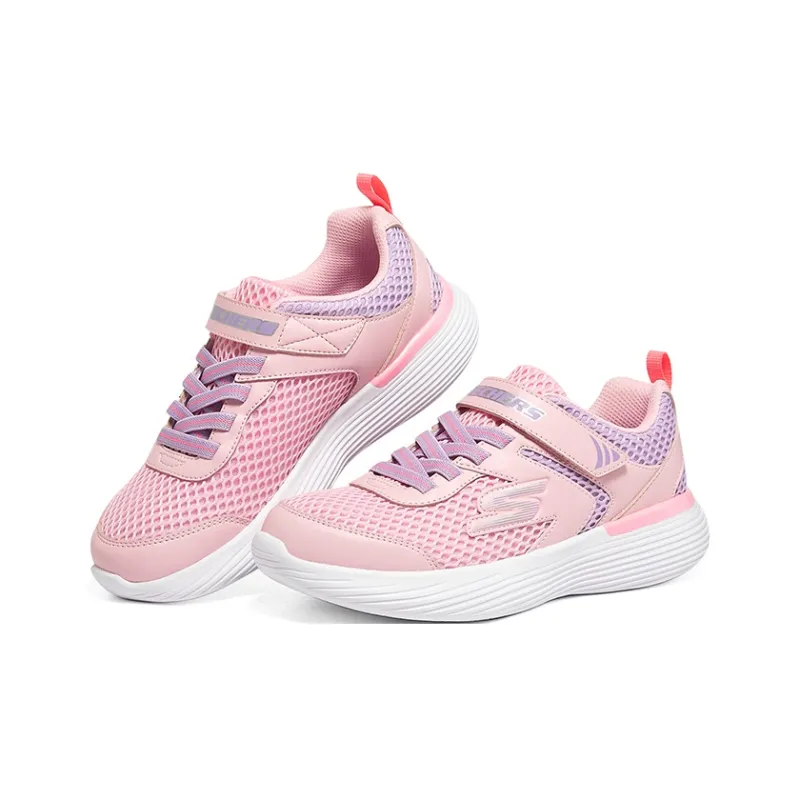 Skechers Go Run 400 V2 Low Top Kids Lifestyle Shoes Pink Purple Teenagers-2