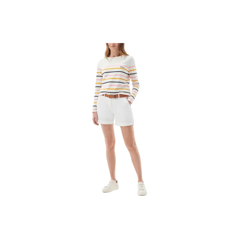 BARBOUR Barbour Hawkins Top Knitwear Women's White-2