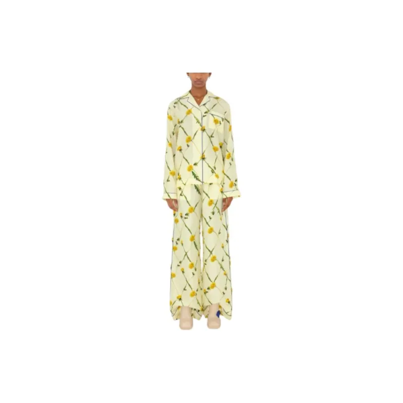 Burberry Floral Printed Sleeved Shirt-2