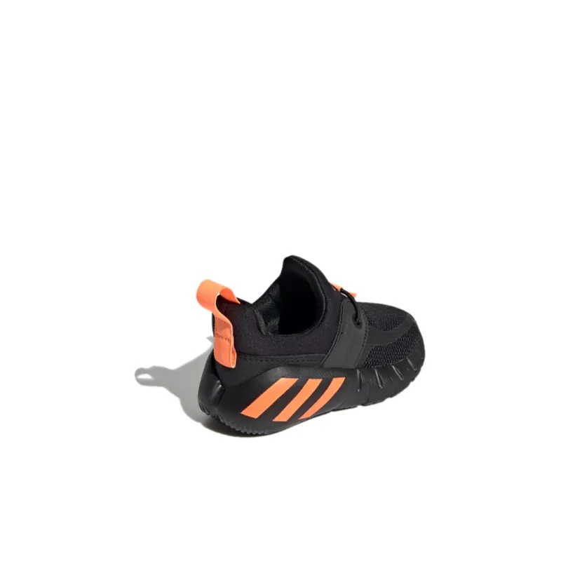 Adidas Rapidazen I Breathable Low Top Toddler Shoes Black Orange Infant And Toddler-3
