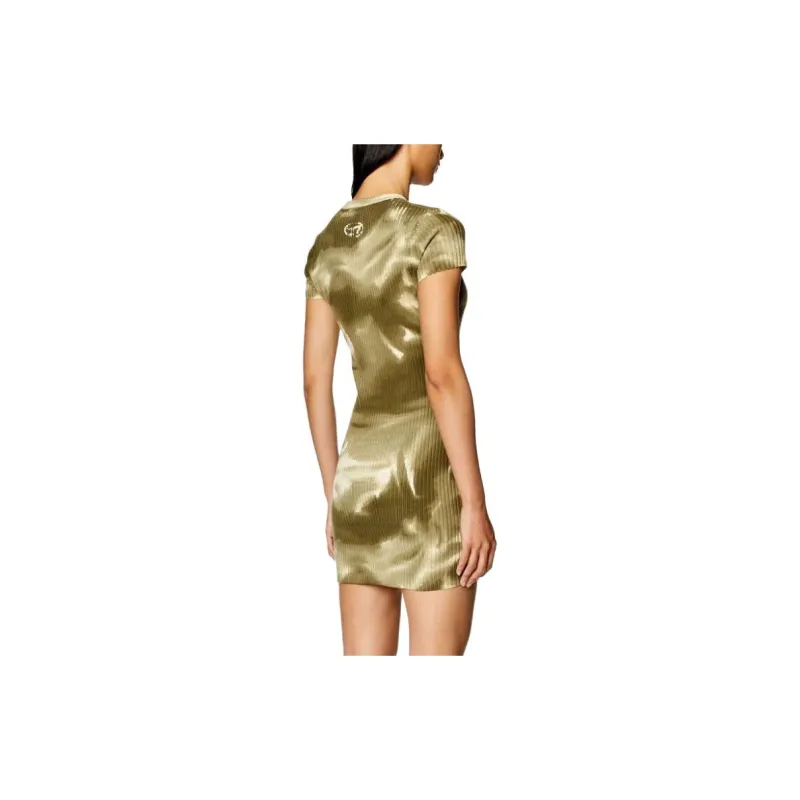 DIESEL FW23 Short-Sleeved Dresses Women's Green-3