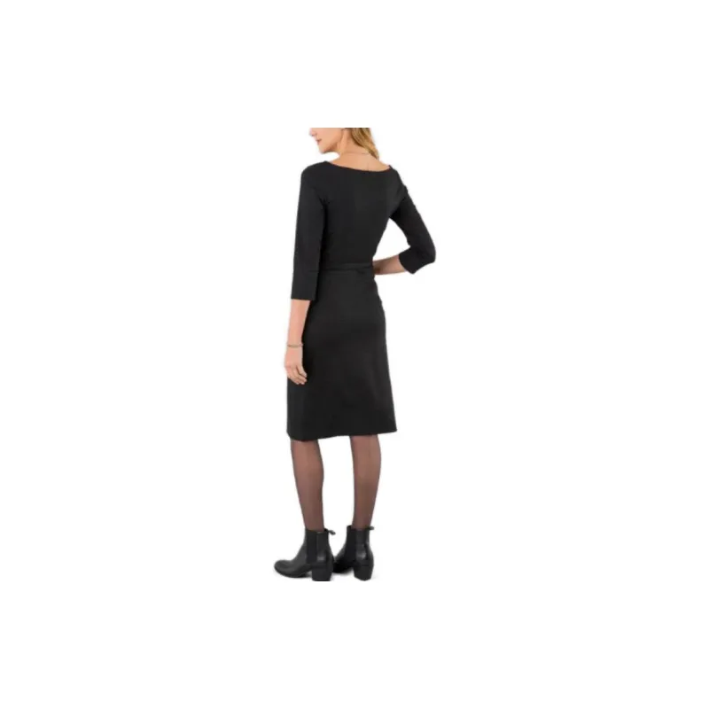 Agnes B. Long-Sleeved Dresses Women's Black-1