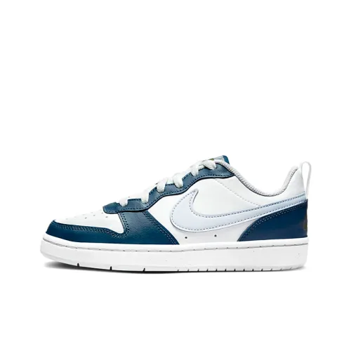 Nike Court Borough Low 2 White Valerian Blue GS