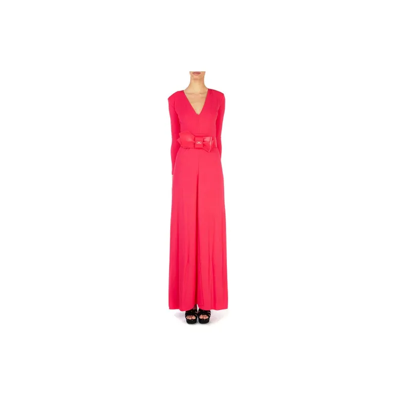 Elisabetta Franchi Long-Sleeved Dresses Women's Pink-1