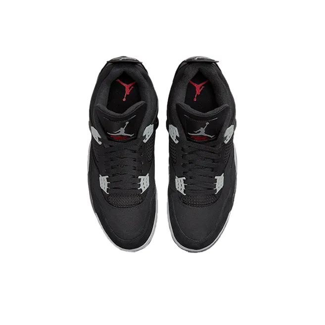 Jordan 4 Retro Black Canvas GS-3