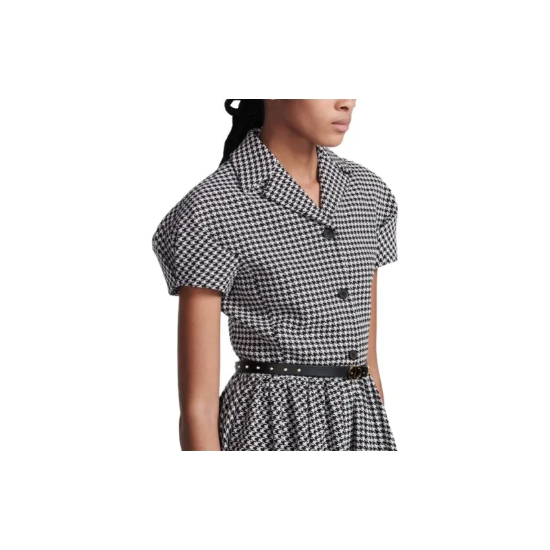 DIOR FW23 Short Sleeved Dress Women's Multicolor-5