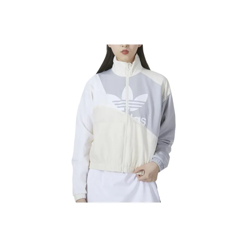Adidas Originals Jacket Women's Yellow White-2