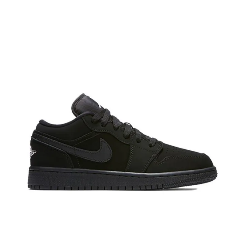 Jordan 1 Retro Low GS Triple Black-1