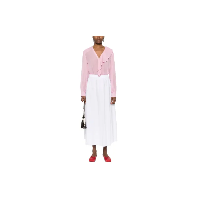 PINKO Ruffled Long sleeve Shirt-5
