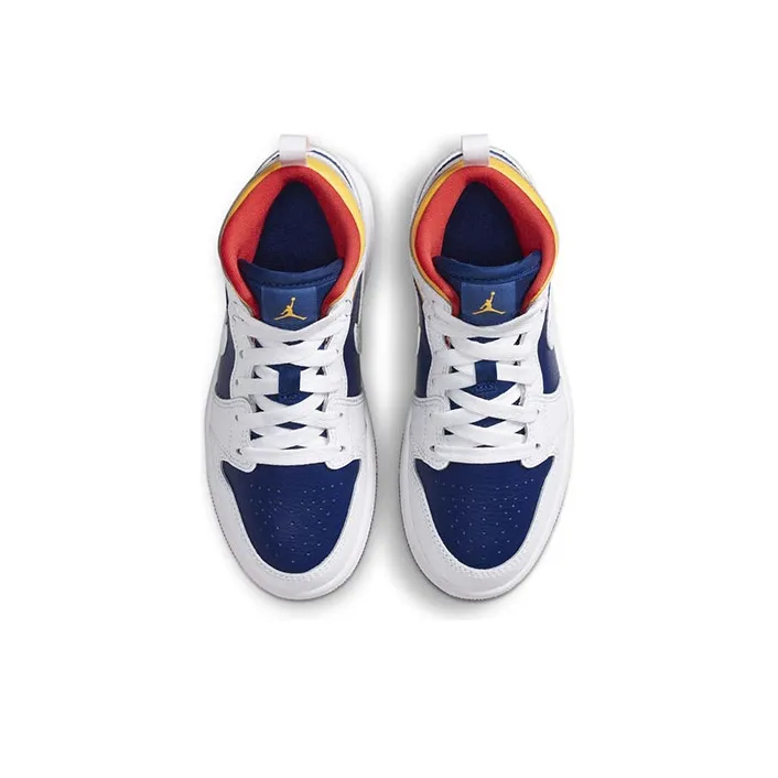 Jordan 1 Mid Hite Deep Royal Blue-3
