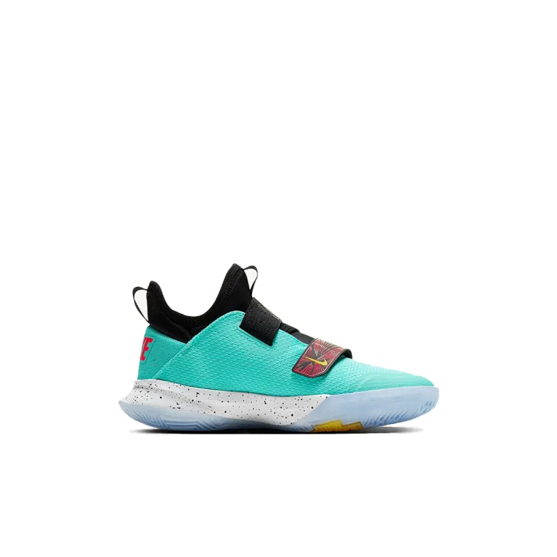 Nike Shock Absorbers Low Top Children's Basketball Shoes Black White Blue Kids'-1