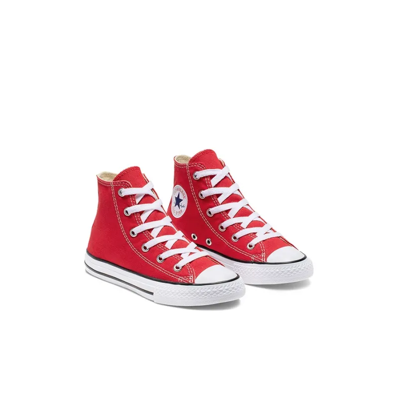 Converse Chuck Taylor All Star Anti Slip Wear Resistant High Top Kids Canvas Shoes Red Children Aged 3 7 Years Old-2