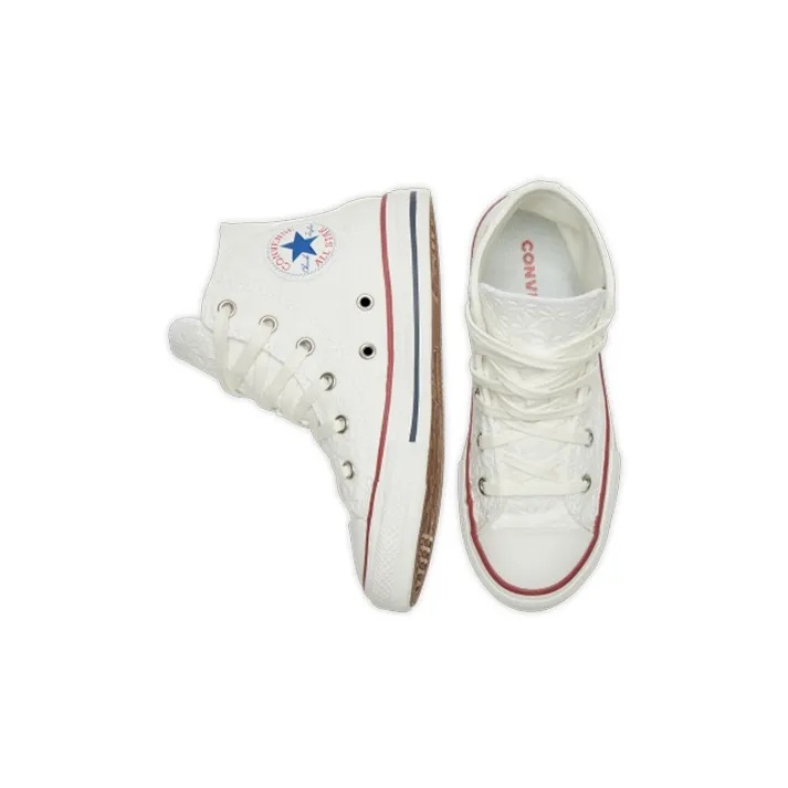 Converse Chuck Taylor All Star High Top Kids Canvas Shoes White Children Aged 3 7 Years Old-3