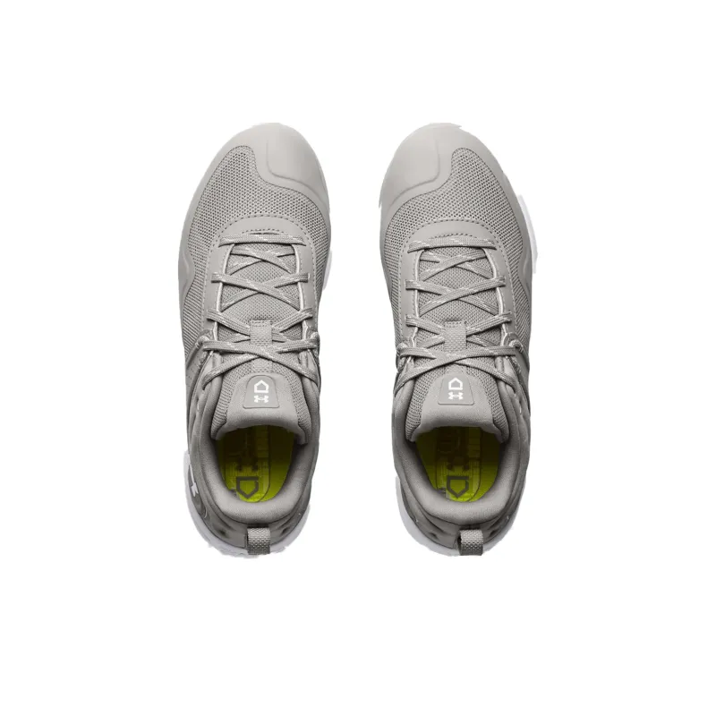 Under Armour Cushioning, Wear Resistant Low Top Running Shoes Unisex Gray White-3