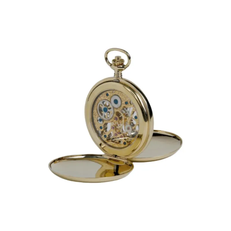 RAPPORT Mechanical Movement Metal Pocket Watch 52mm Unisex White-3