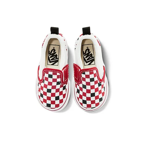 Vans Slip-On  Classic  V Toddler 'Checkerboard - I Heart'-2