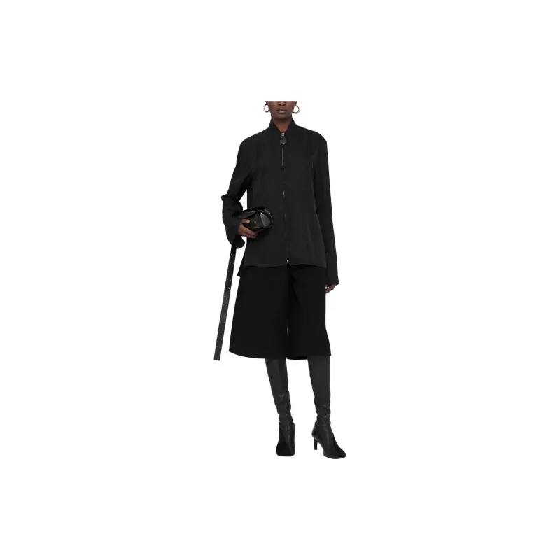 JIL SANDER Long Sleeved Zipped Shirt-1