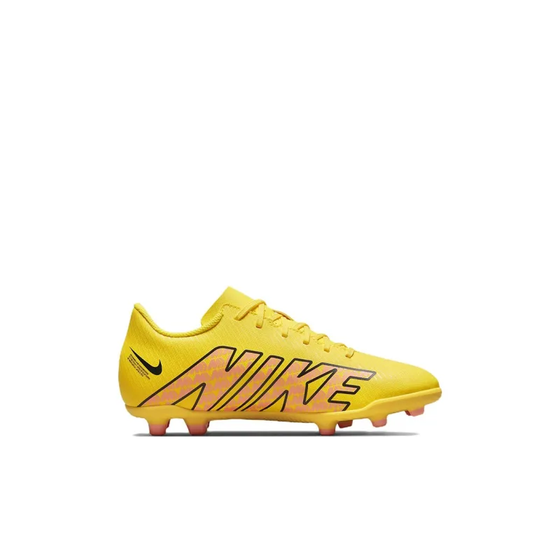 Nike Mercurial Vapor 15 Jr. Mercurial Vapor 15 Low Top Kids' Soccer Shoes Yellow Pink Kids'-1
