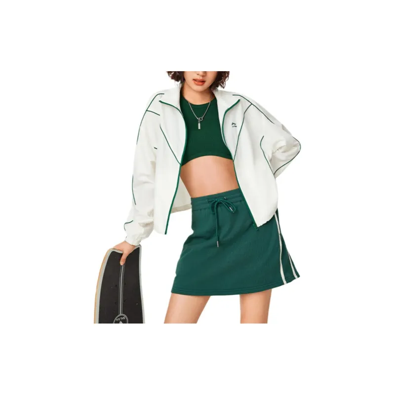 LiNing Sports Life Collection Trench Coat Women's Ivory-3
