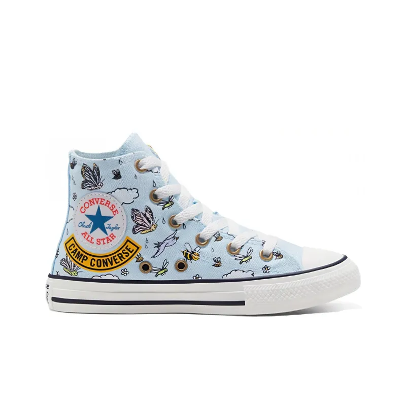 Converse Chuck Taylor All Star High GS 'Summer Camp - Agate Blue'-1
