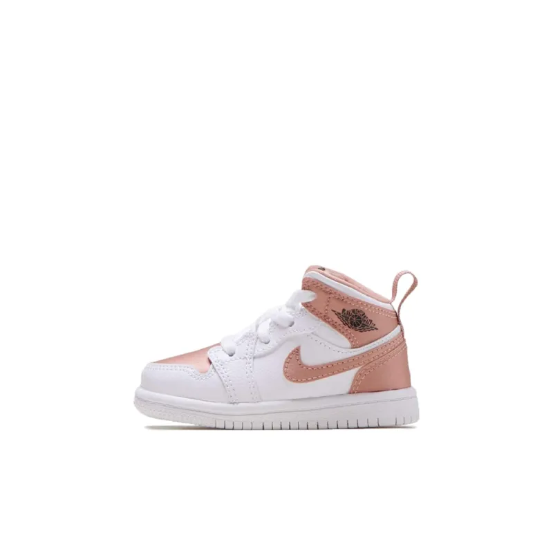Jordan Air Jordan 1 Anti-Slip And Wear-Resistant Lightweight High-Top Toddler Shoes Infant And Toddler-0