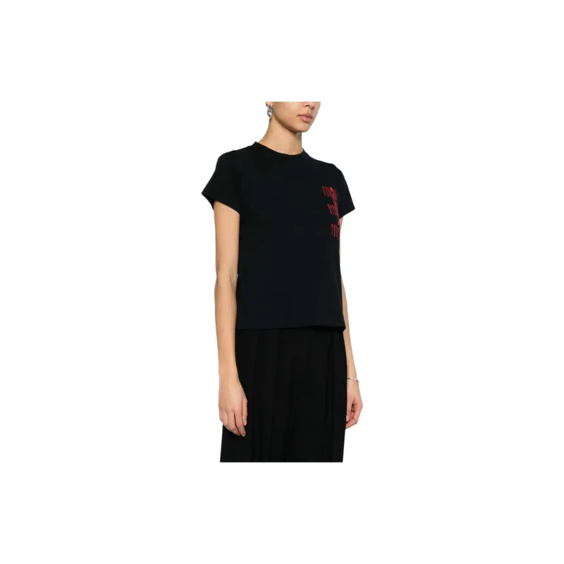 MM6 Maison Margiela T Shirt Women's Black-3
