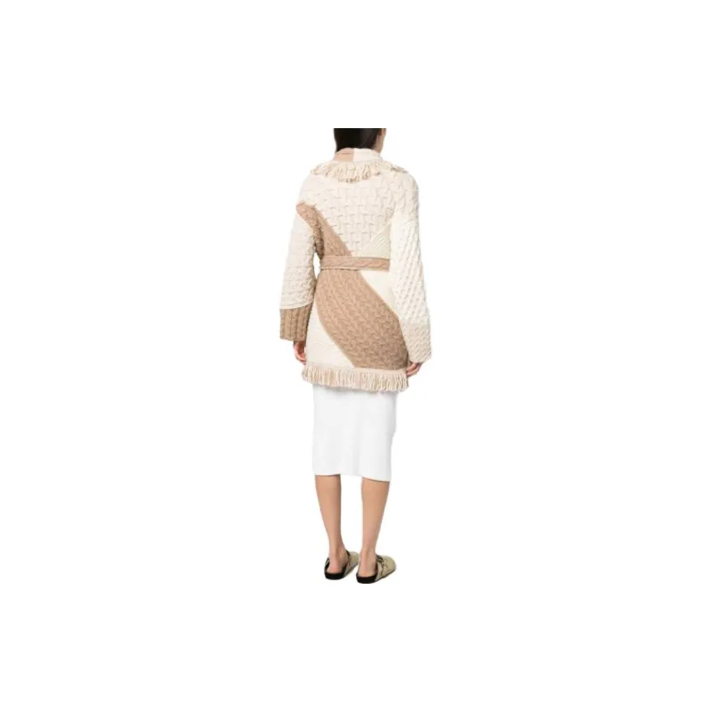 Alanui Belted Fringe Detailed Cardigan-1