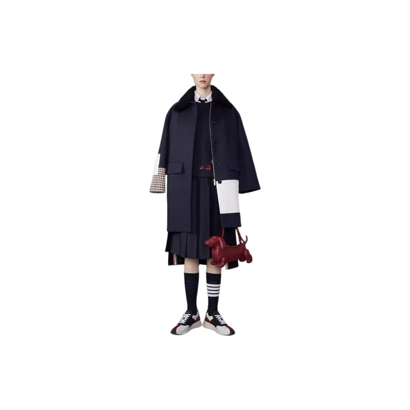 THOM BROWNE Hector Embroidered Crewneck Sweatshirt-2