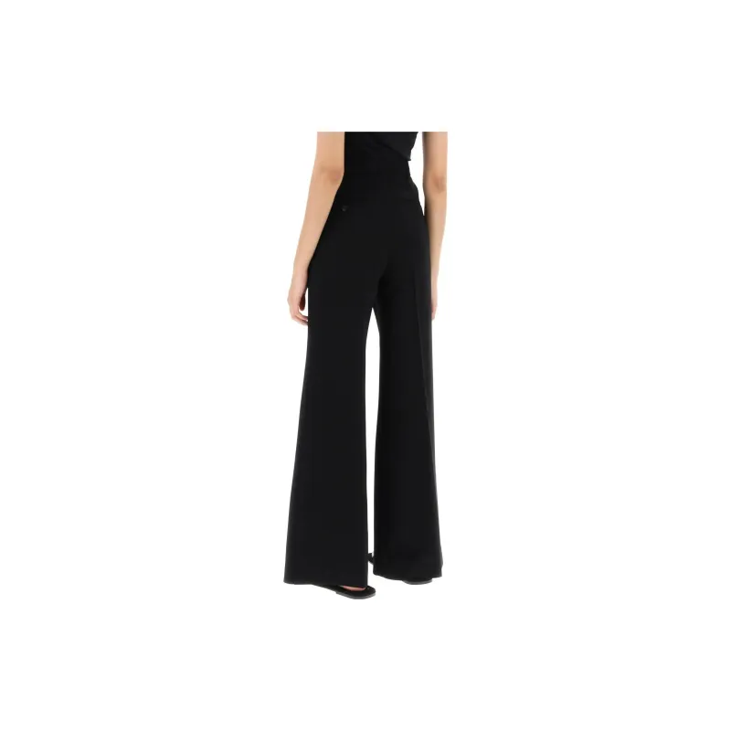 MaxMara Studio High Waisted Wide Leg Pants-2
