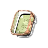 Electroplated Rose Gold-Single-Breasted Diamond[PC Semi-Enclosed Cut-Out Hard Shell]