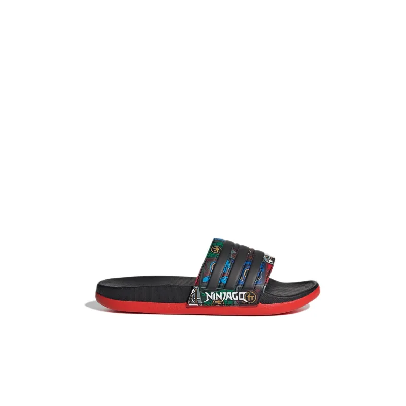 LEGO x Adidas Adilette Series Kids' Slippers Black Red Kids'-1