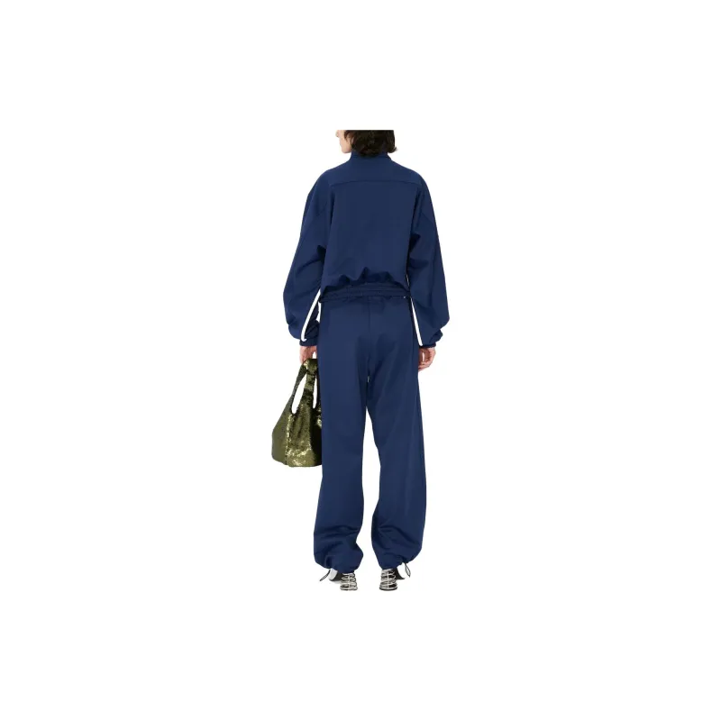 JW Anderson Knitted Sweatpants Women's Blue-3