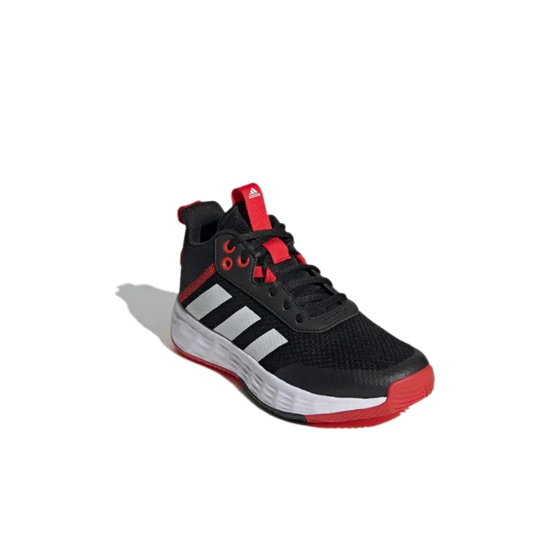 Adidas OwnTheGame 2.0 K Slip Resistant And Breathable Low Top Performance Basketball Shoes Black White Kids'-2