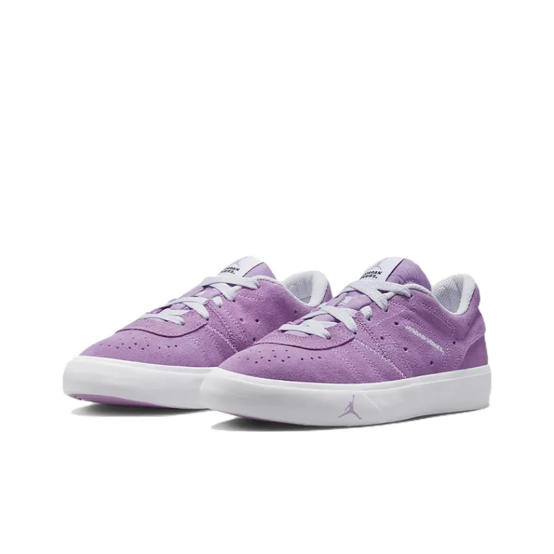 Jordan Air Jordan Series ES Anti Slip Wear Resistant Low Top Kids' Skateboarding Shoes Purple Unisex-2