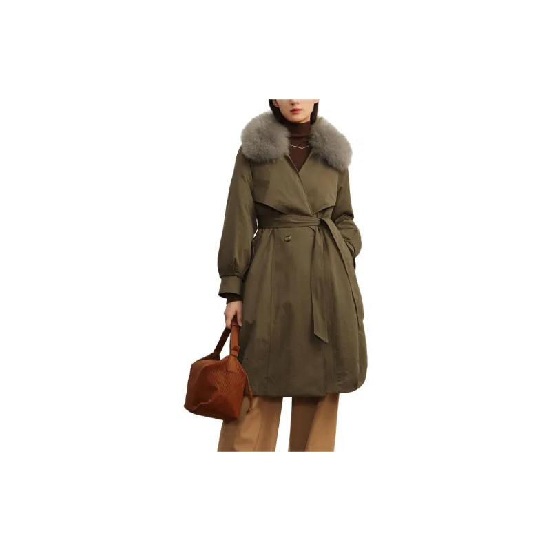 JZ Juzui Down Jacket Women's Green-1