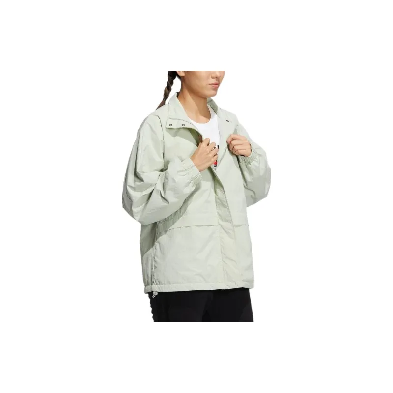 Adidas Jackets Women's Linen Green-3