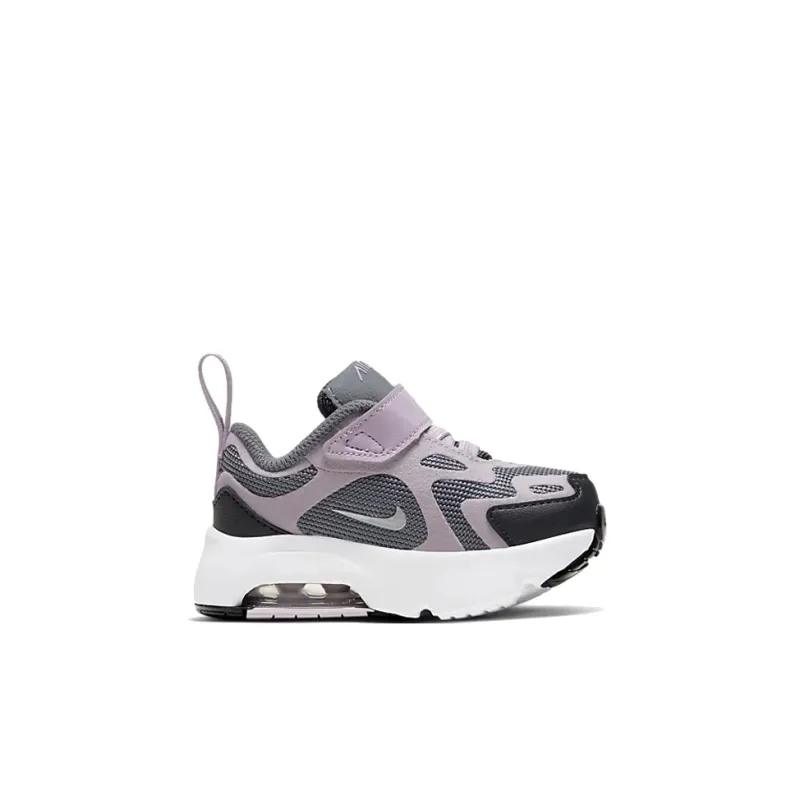 Nike Air Max 200 Slip Resistant Cushioning Abrasion Resistant Low Top Running Shoes Black Pink Infant And Toddler-1