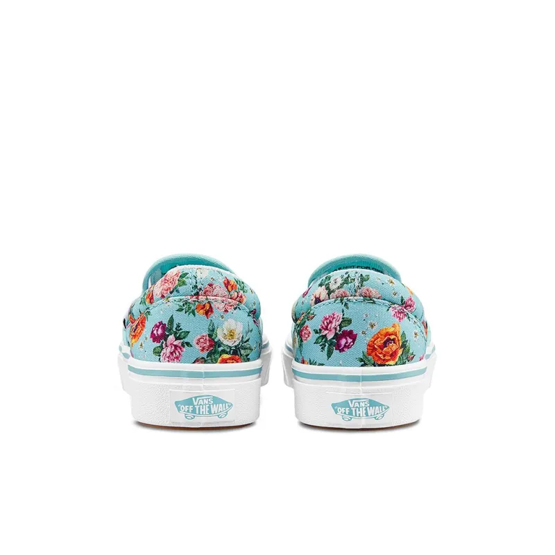 Vans Slip on Lightweight Low Top Kids' Skateboarding Shoes Blue Children Aged 3 7 Years Old-4