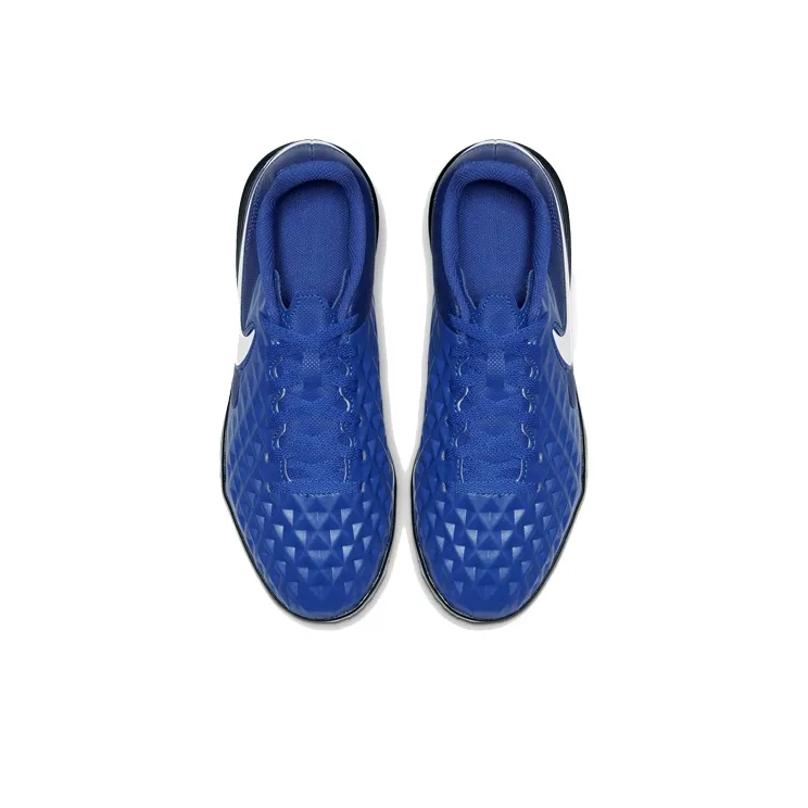 Nike JR LEGEND 8 Club TF Anti Slip Wear Resistant Low Top Kids' Soccer Shoes Blue Kids'-3